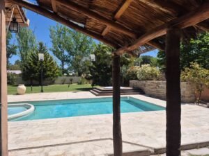 Vista galería - piscina