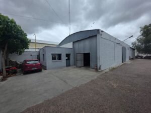 Vista ingreso galpón