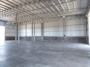 Vista general interior del galpón