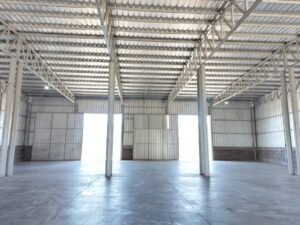 Vista interior galpon